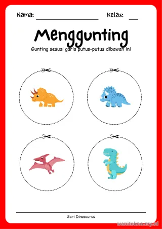 Lembar 8: Menggunting