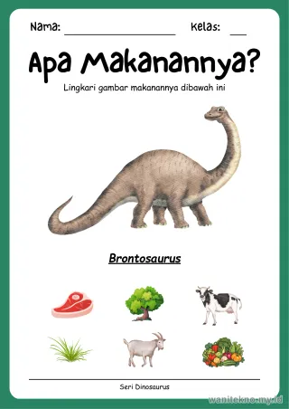 Lembar 13: Apa Makanannya?