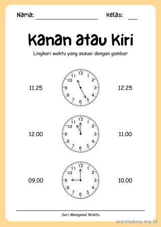 Lembar 7: Kanan atau Kiri