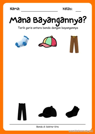 Lembar 3: Mana Bayangannya?
