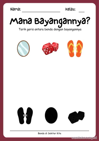 Lembar 4: Mana Bayangannya?