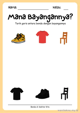 Lembar 5: Mana Bayangannya?