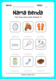 Lembar 7: Nama Benda