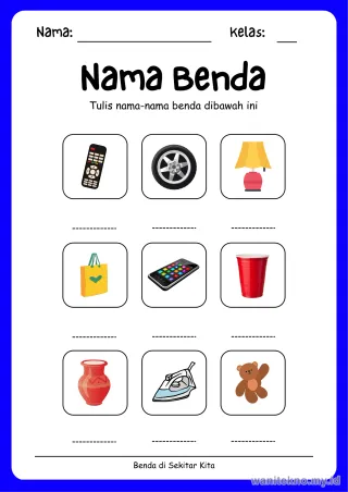 Lembar 10: Nama Benda