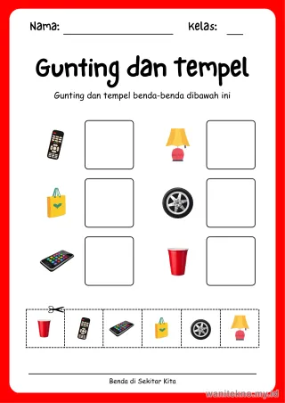 Lembar 11: Gunting dan Tempel
