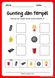 Lembar 11: Gunting dan Tempel