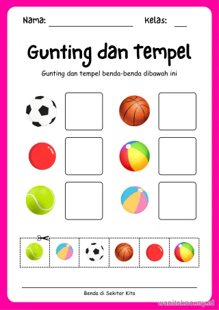 Lembar 12: Gunting dan Tempel