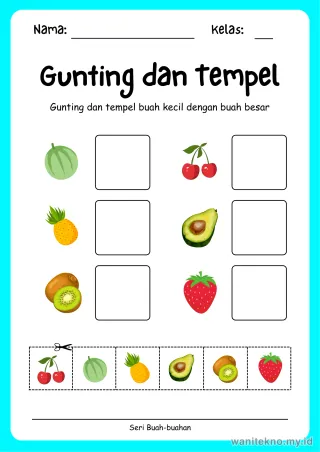 Lembar 7: Gunting dan Tempel
