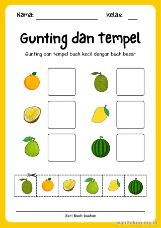 Lembar 8: Gunting dan Tempel