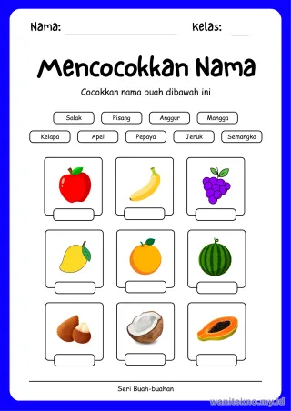 Lembar 10: Mencocokkan Nama