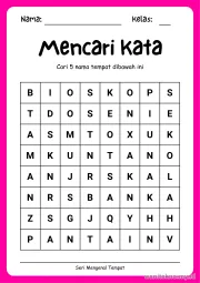 Lembar 11: Mencari Kata