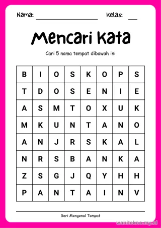 Lembar 11: Mencari Kata