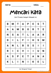 Lembar 12: Mencari Kata