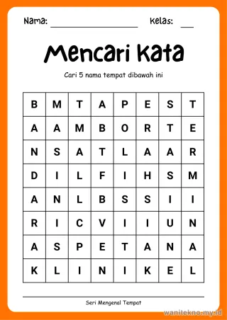 Lembar 12: Mencari Kata