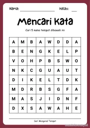 Lembar 13: Mencari Kata