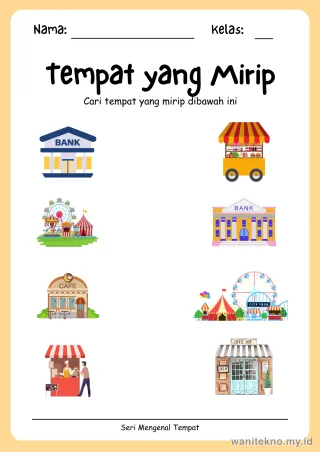 Lembar 14: Tempat yang Mirip