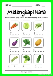 Lembar 1: Melengkapi Kata
