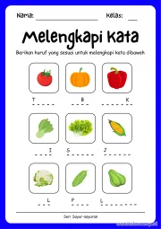 Lembar 2: Melengkapi Kata