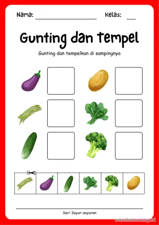 Lembar 3: Gunting dan Tempel