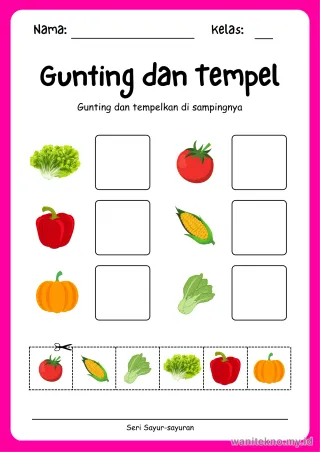 Lembar 4: Gunting dan Tempel