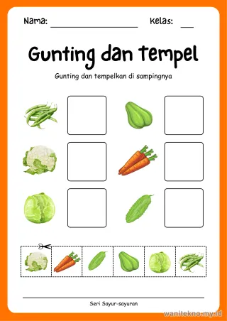 Lembar 5: Gunting dan Tempel