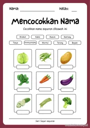 Lembar 6: Mencocokkan Nama