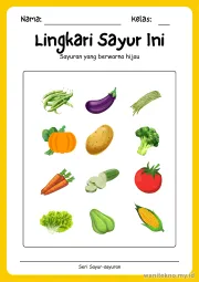 Lembar 10: Lingkari Sayur Ini