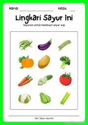 Lembar 11: Lingkari Sayur Ini