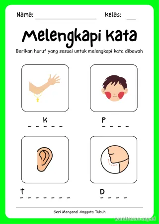 Lembar 9: Melengkapi Kata