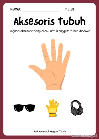 Lembar 8: Aksesoris Tubuh