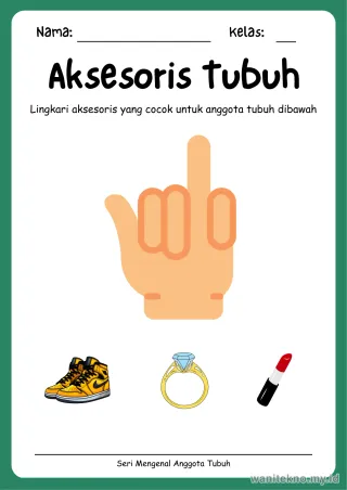 Lembar 10: Aksesoris Tubuh