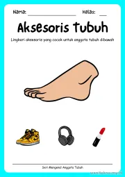 Lembar 11: Aksesoris Tubuh