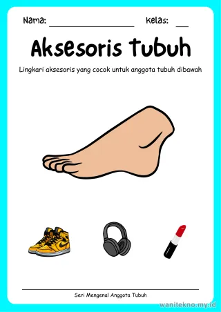 Lembar 11: Aksesoris Tubuh