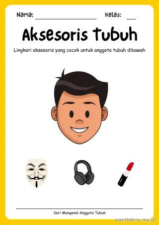 Lembar 12: Aksesoris Tubuh