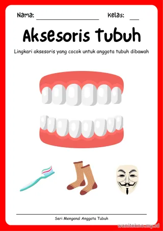 Lembar 15: Aksesoris Tubuh