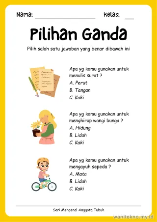 Lembar 12: Pilihan Ganda