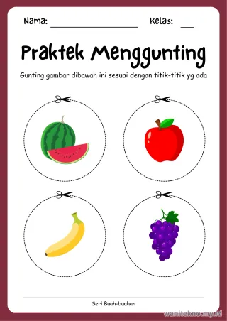 Lembar 2: Praktek Menggunting