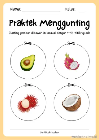 Lembar 3: Praktek Menggunting