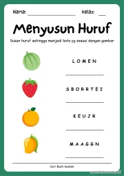 Lembar 4: Menyusun Huruf