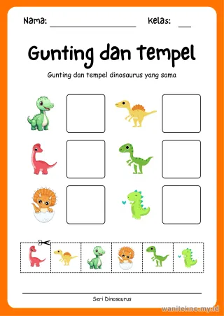 Lembar 2: Gunting dan Tempel