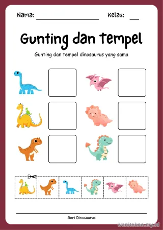 Lembar 3: Gunting dan Tempel