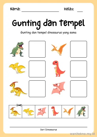 Lembar 4: Gunting dan Tempel