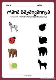 Lembar 2: Mana Bayangannya
