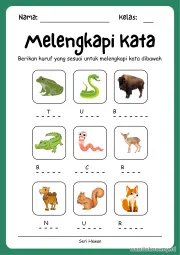 Lembar 4: Melengkapi Kata