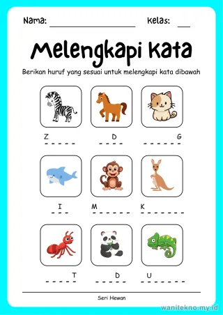 Lembar 5: Melengkapi Kata