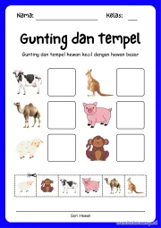 Lembar 8: Gunting dan Tempel