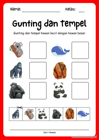 Lembar 9: Gunting dan Tempel