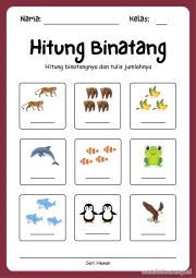 Lembar 12: Hitung Binatang