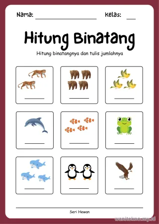 Lembar 12: Hitung Binatang