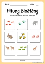 Lembar 13: Hitung Binatang
